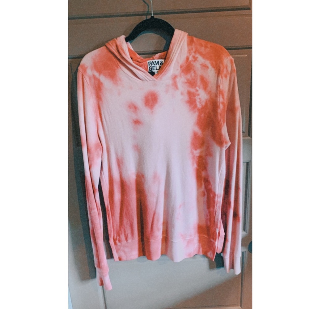 Tie dye pink sweatshirt